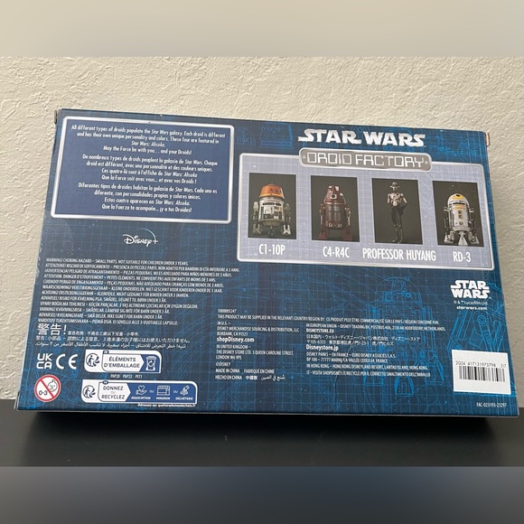 Disney Star Wars Ahsoka Droid Factory Set Chopper C4-R4C RD-3 PROFESSOR HUYANG - Picture 2 of 2